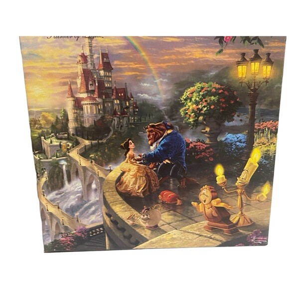 Disney Beauty And The Beast 750 Piece Puzzle - Thomas Kinkade - Picture 7 of 11